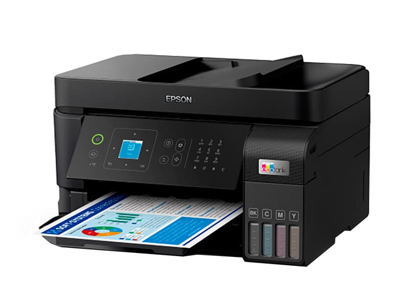 Impresora Multifuncional Epson L5590, bandeja ADF, WIFI, LAN, full color - 1