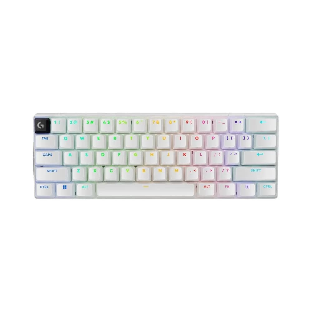 TECLADO LOGITECH PRO X 60 LIGHTSPEED BT/ÓPTICO/65 HRS/RGB WHITE - 1