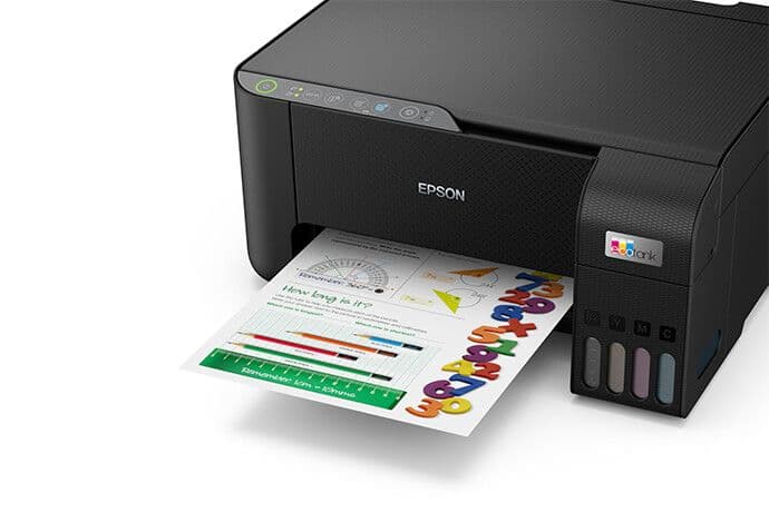 Impresora Multifuncional Epson L3250, USB, WIFI, Imprime, escanea, copia, sistema de tinta continuo - 2