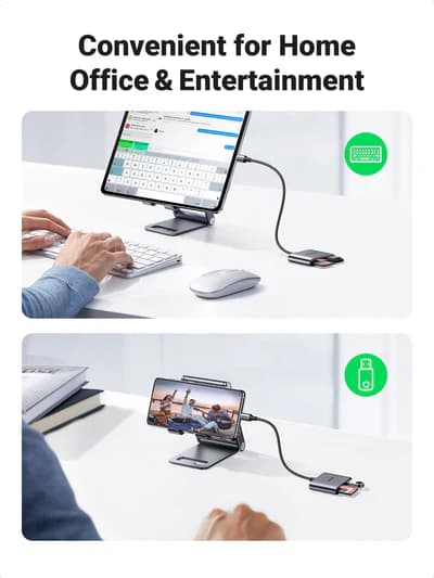 Lector de tarjetas SD Ugreen 3 en 1 USB C - 2
