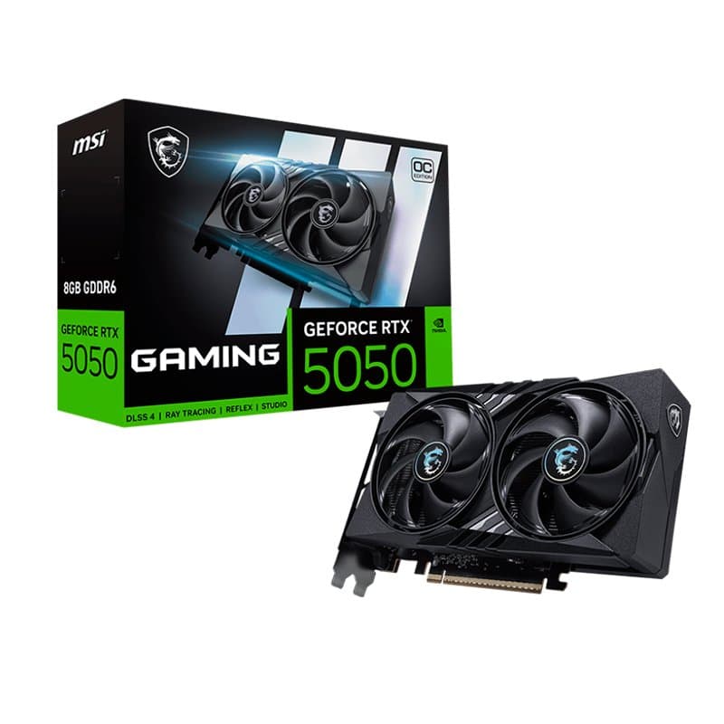 Tarjeta de video MSI GeForce RTX 5050 8G GAMING OC, 8 GB GDDR6, PCIe 5.0 - 1