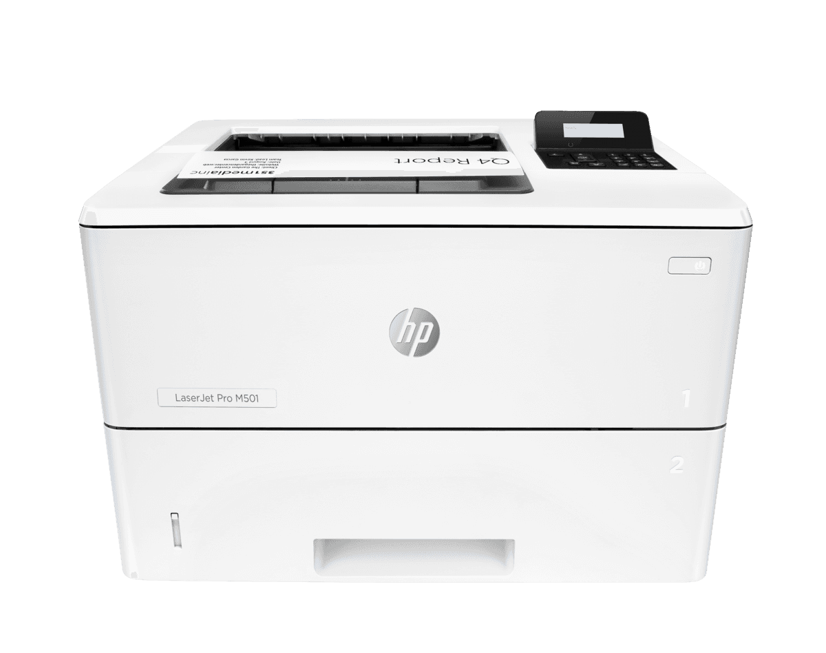 Impresora HP LaserJet Pro M501dn, 45 ppm, 4800x600 dpi, LAN/USB. - 1