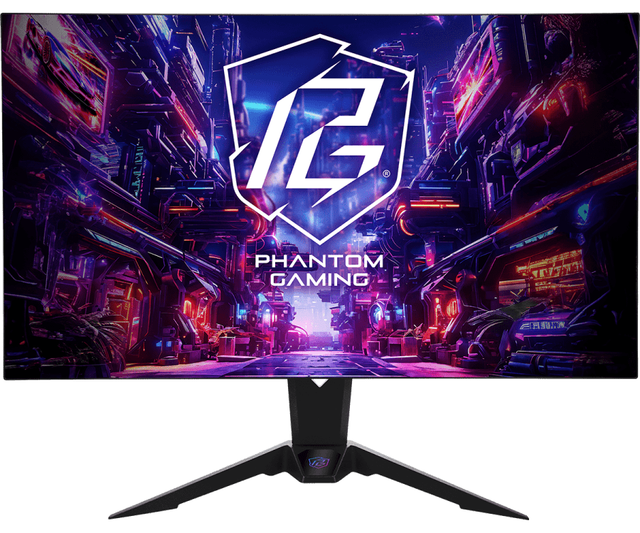 Monitor de juego ASRock PG032UFS, 32" 4K UHD, 3840x2160, FreeSync Premium, 0.03ms, 240Hz, HDMI, DisplayPort, 80cm (31.5") Viewable - 1