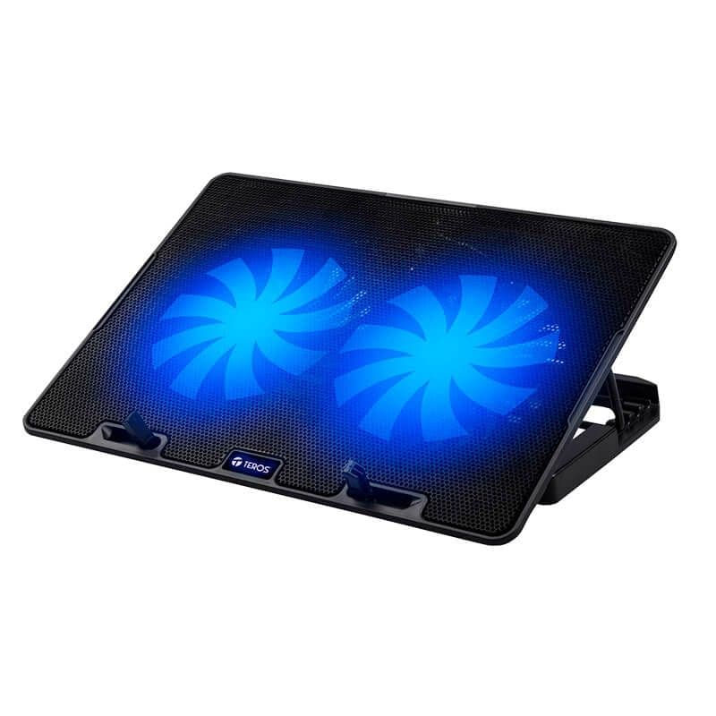 COOLER PARA NOTEBOOK TE7020N / COMPATIBLES CON NB HASTA 15.6" / 2 FAN DE 12cm - 1