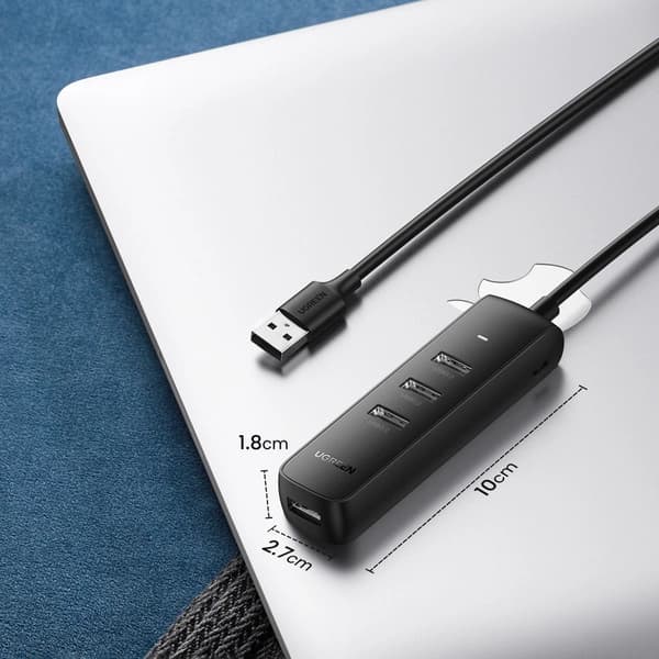 UGREEN ADAPTADOR HUB 4en1 USB - 4x USB Tipo A 3.0 - 4